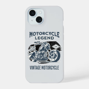 Lenda de Motocicleta Vintage Retro