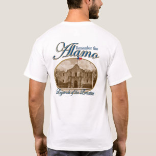 Lendas da Lonestar Lembrem-se do T-Shirt Alamo