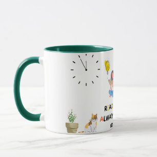 Lendo caneca