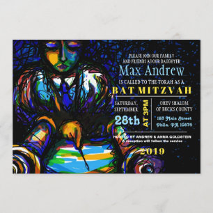 LENDO O Convite para Bat Mitzvah, Bar TORAH