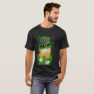 Lenny o t-shirt escuro básico dos homens do