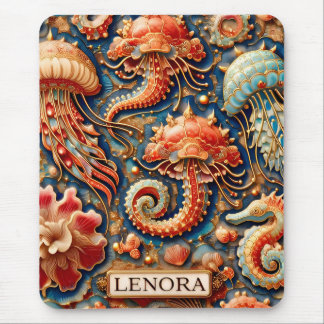 LENORA ~ FLORES VERMELHAS ~ Mousepad