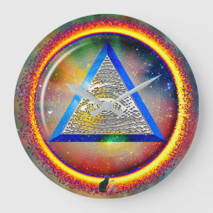 Lente Do Relógio De Parede De Porvidência