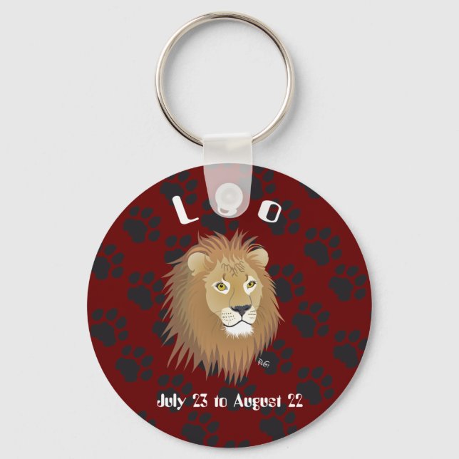 Leo de 23 a 22 de agosto Chaveiros (Frente)