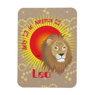 Leo July 23 to agostos 22 Premium Flexi íman