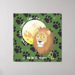 Leo July 23 to agostos de 22 Canvas