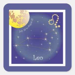 Leo July 23 to de agostos de 22 autocolantes