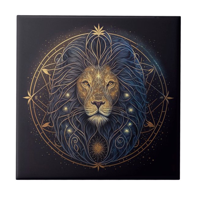 Leo Lion Azulejo (Frente)