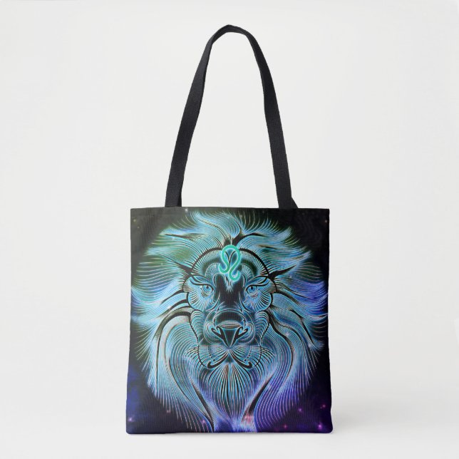 leo, o saco de tote de zodíaco (Frente)