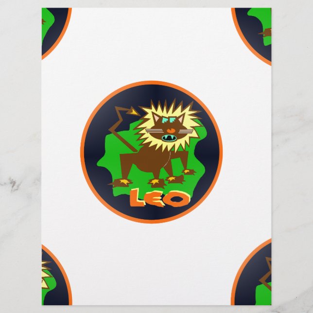 leo zodiac (Frente)