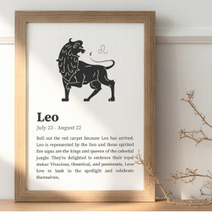Leo Zodiac Sinal poster
