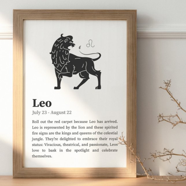 Leo Zodiac Sinal poster (Criador carregado)
