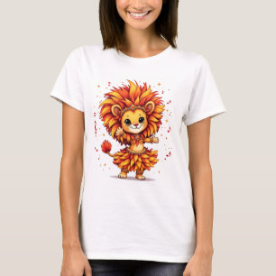 Leoa [Theme] Camiseta Feminina Design Brasil Prese