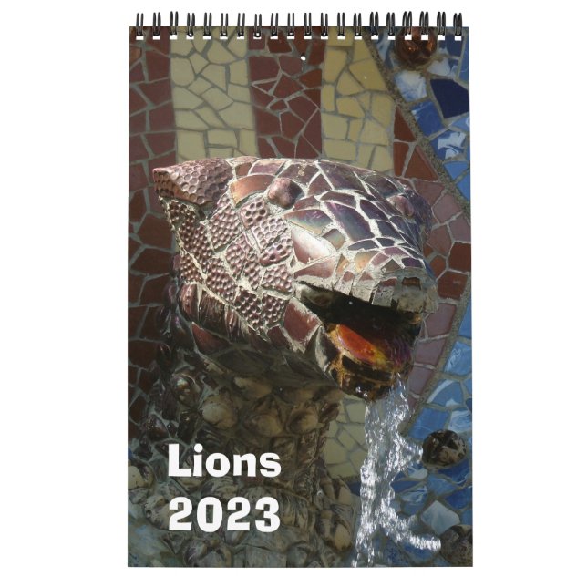Leões no calendário da arquitetura 2023 (Capa)
