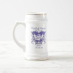 Leões Vintage de Casamento de Caneca de cerveja ma