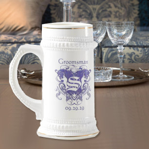 Leões Vintage de Casamento de Caneca de cerveja pa