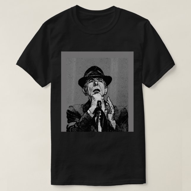 Leonard Cohen Sleevless Top (Frente do Design)