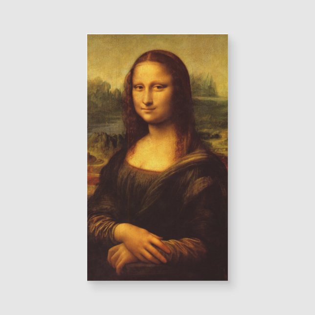 Leonardo Da Vinci Mona Lisa Pintura De Arte Bela (Frente)