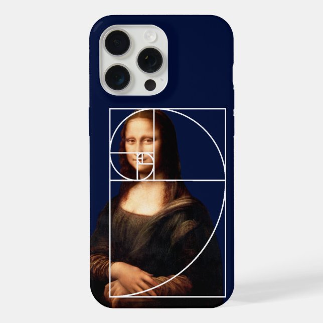 Leonardo da Vinci Mona Lisa Sequência de Fibonacci (Verso)
