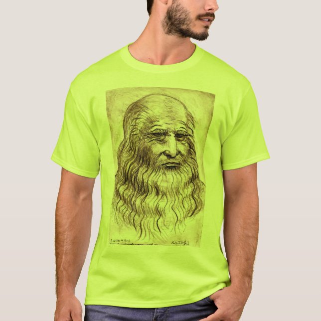 Leonardo da Vinci - T-Shirt (Frente)
