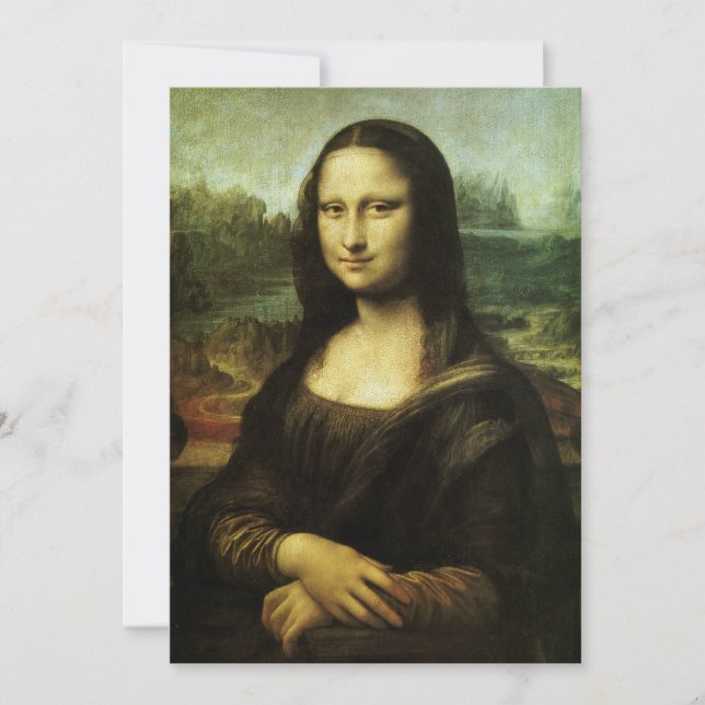 Leonardo da Vinci's Mona Lisa, Arte Renascentista (Frente)
