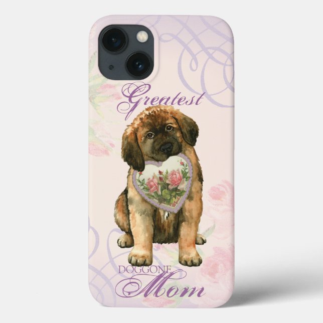 Leonberger Heart Mãe (Verso)