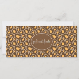 Leopard Print Boutique Style - Certificados de Pre