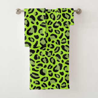 Leopard Skin Animal Print Bath Toalha