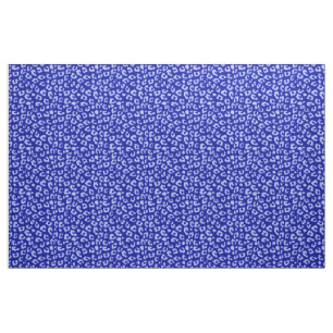 Leopardo Azul - tecido