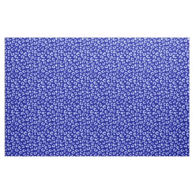 Leopardo Azul - tecido (Fat Quarter)