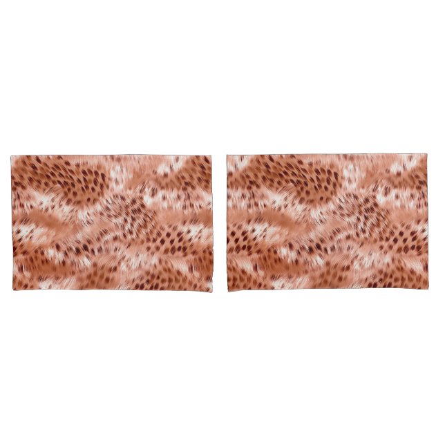 Leopardo Cor-de-Rosa rosa Dourado (Frente - conjunto)