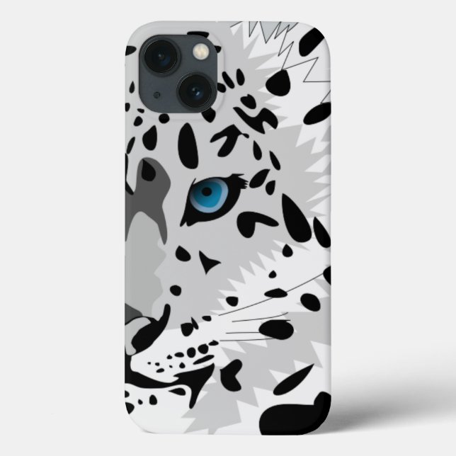 Leopardo de Neve Animado (Verso)