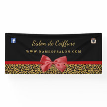 Leopardo Dourado Elegante Imprimir Cabelo Vermelho