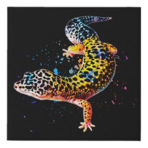Leopardo Gecko Watercolor