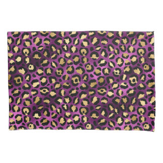 Leopardo roxo e Dourado Design 1
