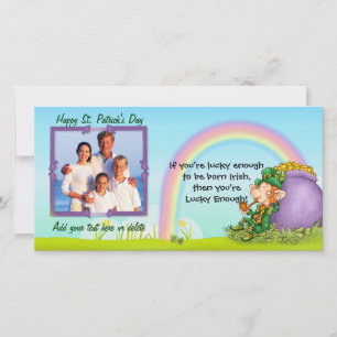 Leprechaun afortunado bastante - personalize e