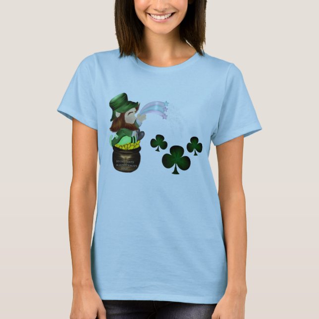 Leprechaun Dourado T-Shirt (Frente)
