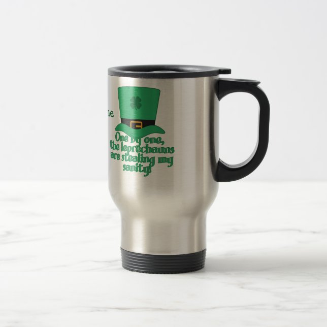Leprechauns roubando canecas personalizadas do San (Direita)