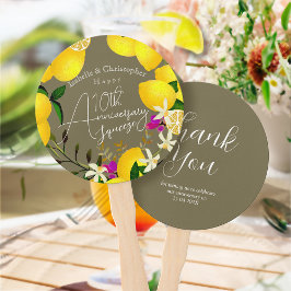 Leque 10th Wedding Anniversary Lemon Squeeze 