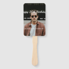 Leque 20 de feliz simples data add name mod