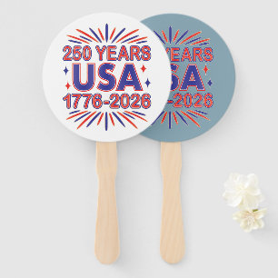 Leque 250 Anos EUA 1776-2026 Semiquincentenário