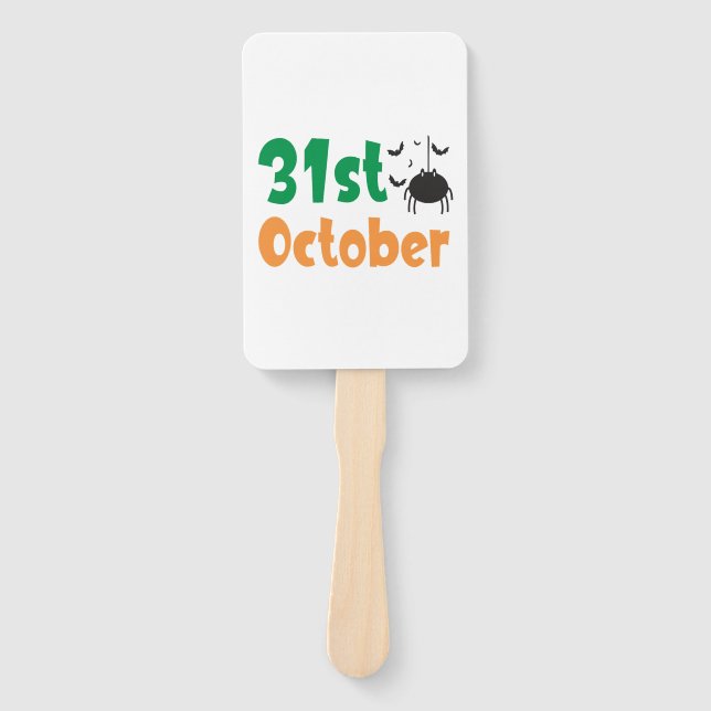 Leque 31 de outubro - Halloween (Frente)