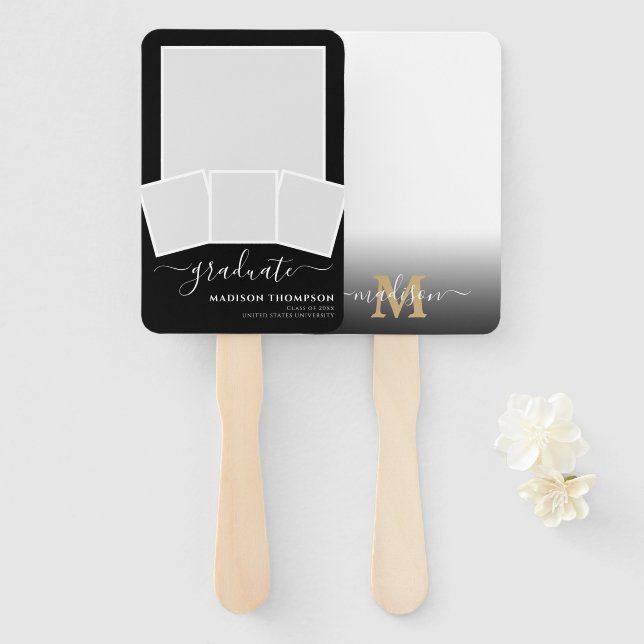 Leque 5 Fotografias Formando Simples Preto Branco (Frente e Verso)