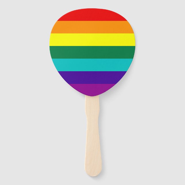 Leque 7 Bandeira do Rainbow (Frente)