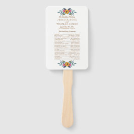 Leque A Coleção de Casamentos Brancos Floral Wreath