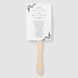 Leque A Coleção de Casamentos de Felicidade Botânica