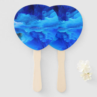 Leque A nuvem abstrato do SlipperyJoe trabalho de arte c