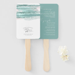 Leque Abstrato Paint Cava Casamento Nós Fazemos ID886 Te