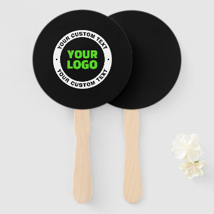 Leque Adicione o logotipo da sua própria empresa ou o De
