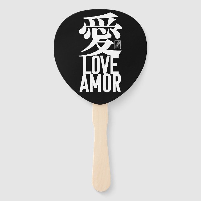 Leque Ai. Love. Amor. (Frente)